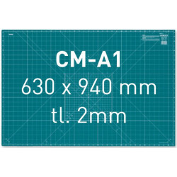 Zelená podložka CM-A1, 630 x 940 x 2mm